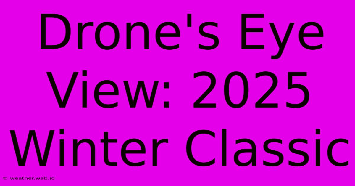 Drone's Eye View: 2025 Winter Classic