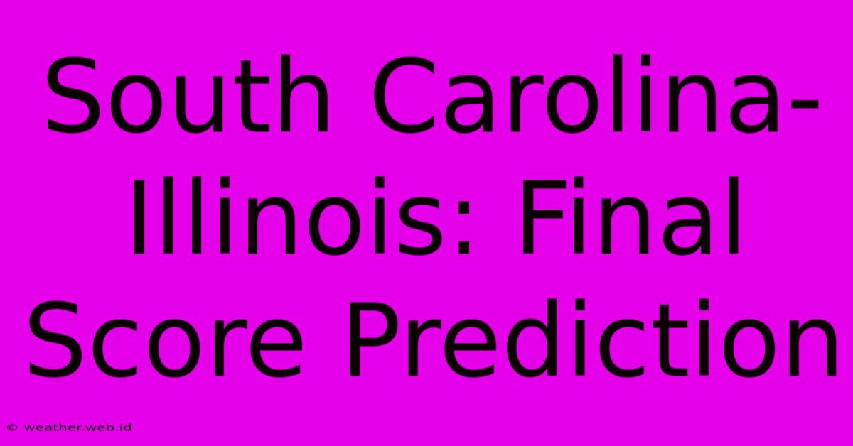 South Carolina-Illinois: Final Score Prediction